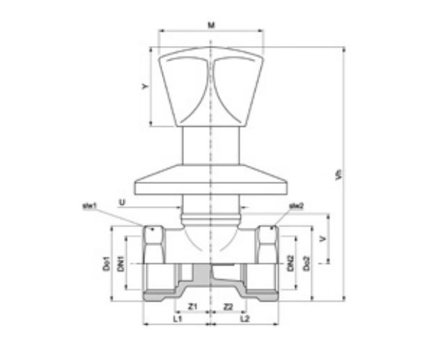 PEGLER CONCEALED CHROMIUM PLATED BRASS STOPVALVE | 3/4 IN