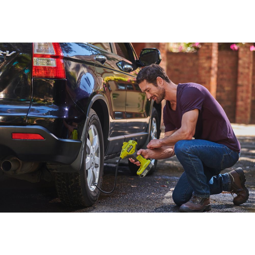 RYOBI 18V ONE+ CORDLESS HIGH PRESSURE INFLATOR, BARE TOOL [R18PI-0]