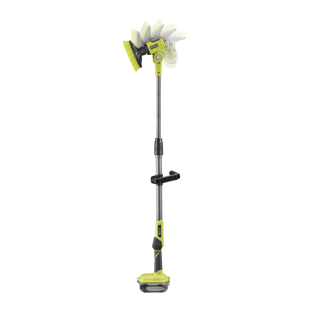 RYOBI 18V ONE+ CORDLESS TELESCOPIC POWER SCRUBBER, BARE TOOL [R18TPS-0]