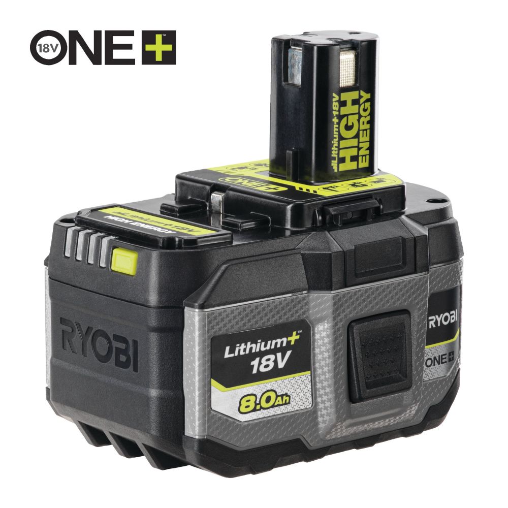 RYOBI 18V ONE+ LITHIUM HIGH ENERGY BATTERY | 8.0 AH [RB1880T]