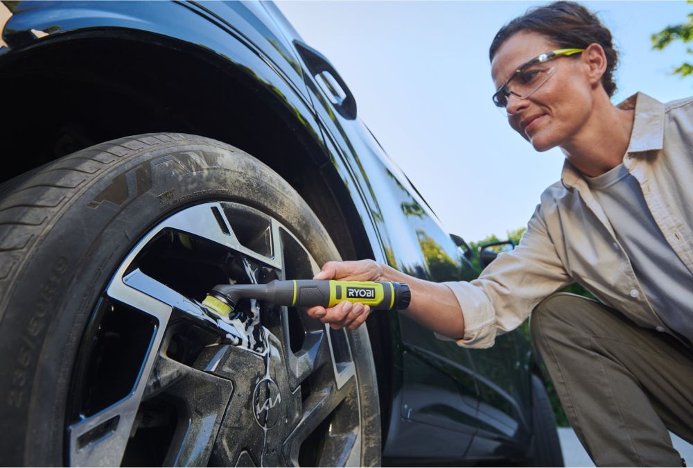 RYOBI 4V USB CORDLESS DETAIL SCRUBBER, BARE TOOL [RDS4-0]