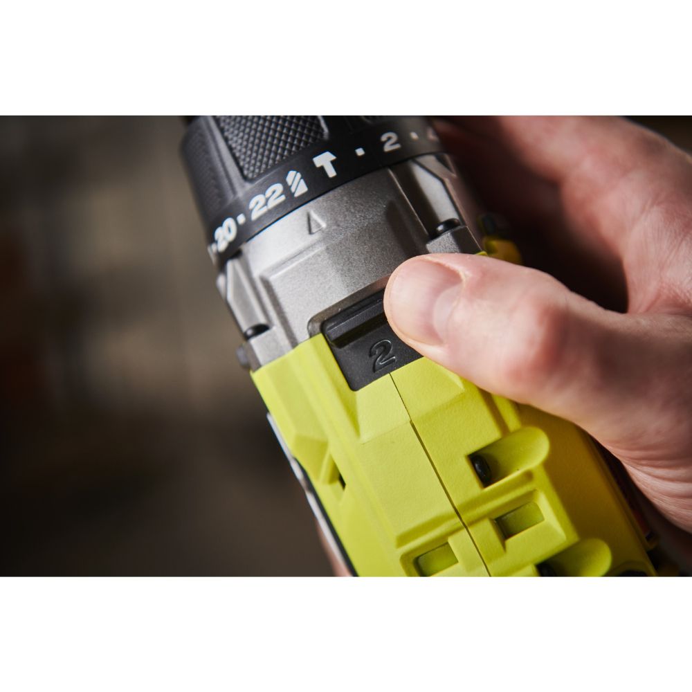 RYOBI 18V ONE+ HP CORDLESS BRUSHLESS PERCUSSION DRILL, BARE TOOL [RPD18X1-0]