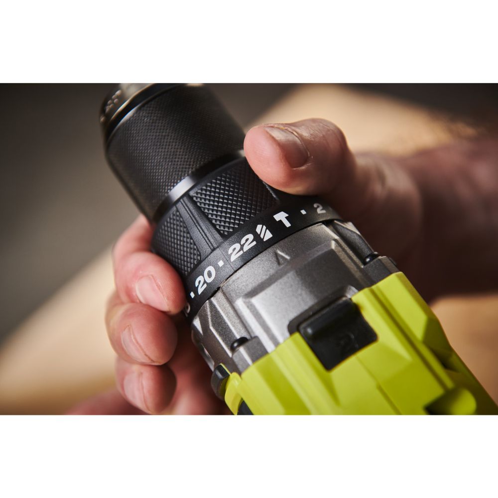 RYOBI 18V ONE+ HP CORDLESS BRUSHLESS PERCUSSION DRILL, BARE TOOL [RPD18X1-0]