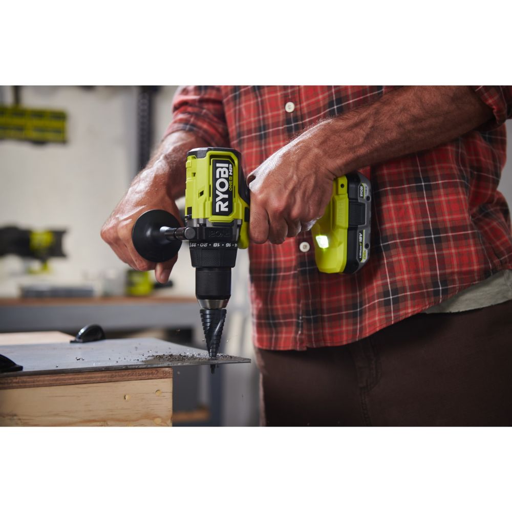 RYOBI 18V ONE+ HP CORDLESS BRUSHLESS PERCUSSION DRILL, BARE TOOL [RPD18X1-0]
