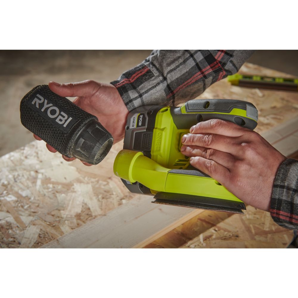 RYOBI 18V ONE+ CORDLESS RANDOM ORBIT SANDER, BARE TOOL [RROS18-0]