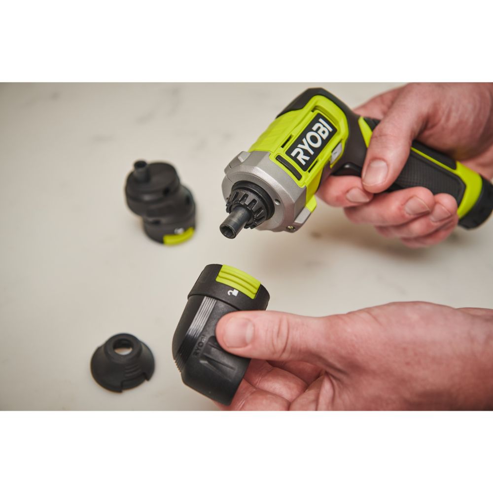RYOBI 4V USB LITHIUM CORDLESS SCREWDRIVER, 1X4V 2.0 BATTERY [RSD4-120T]