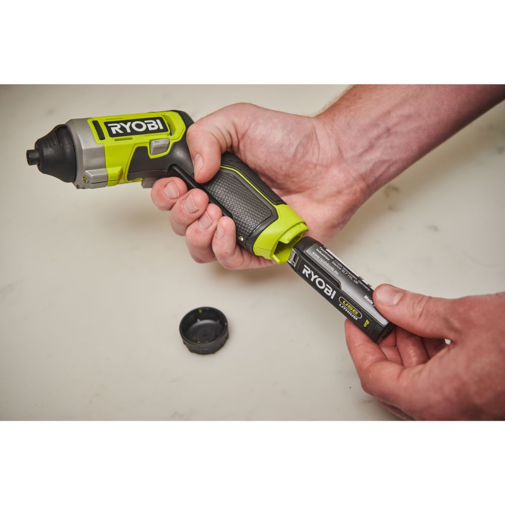 RYOBI 4V USB LITHIUM CORDLESS SCREWDRIVER, 1X4V 2.0 BATTERY [RSD4-120T]