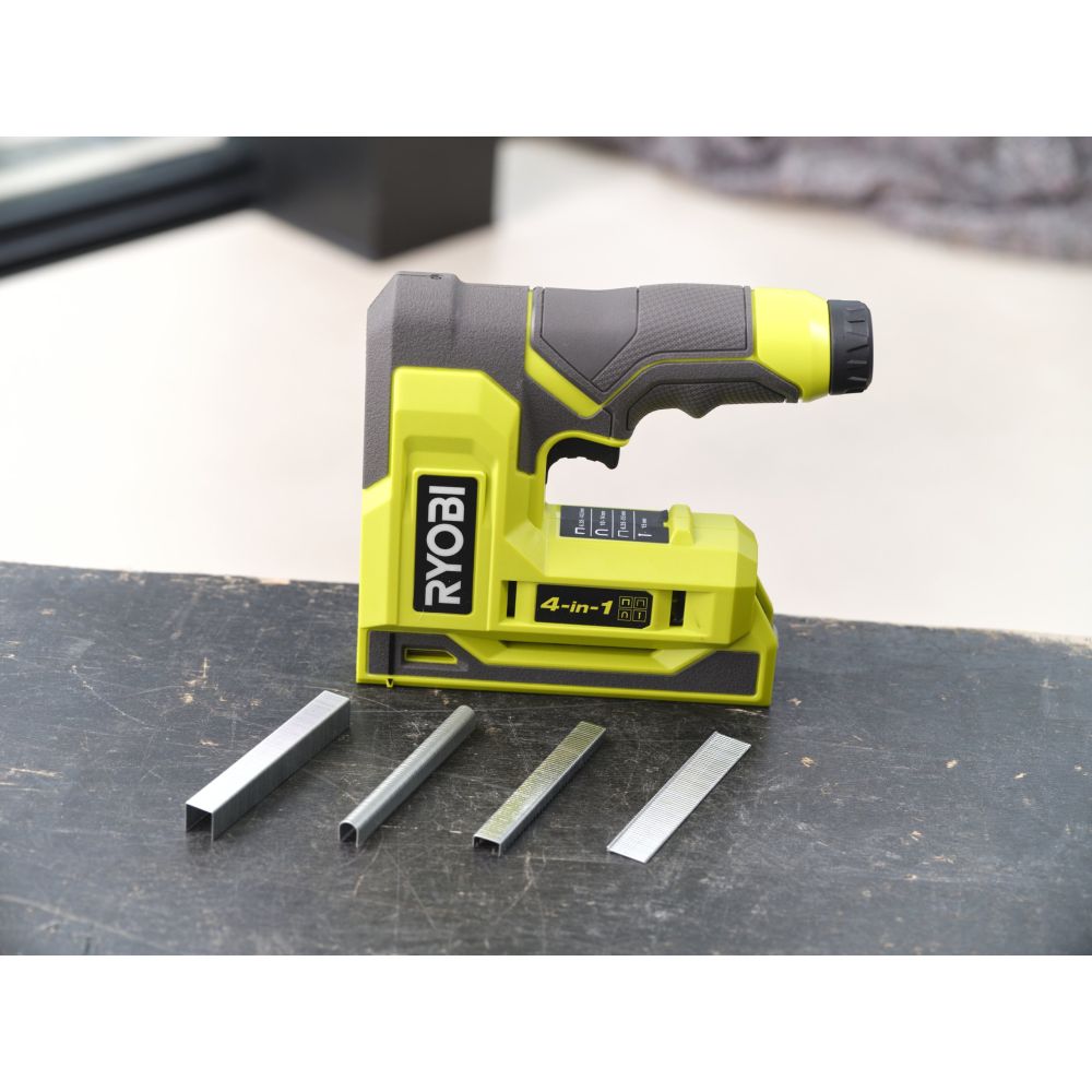 RYOBI 4V USB LITHIUM CORDLESS STAPLER, BARE TOOL [RST4-0]