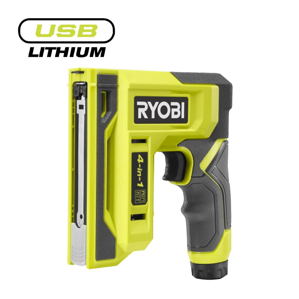 RYOBI 4V USB LITHIUM CORDLESS STAPLER, BARE TOOL [RST4-0]