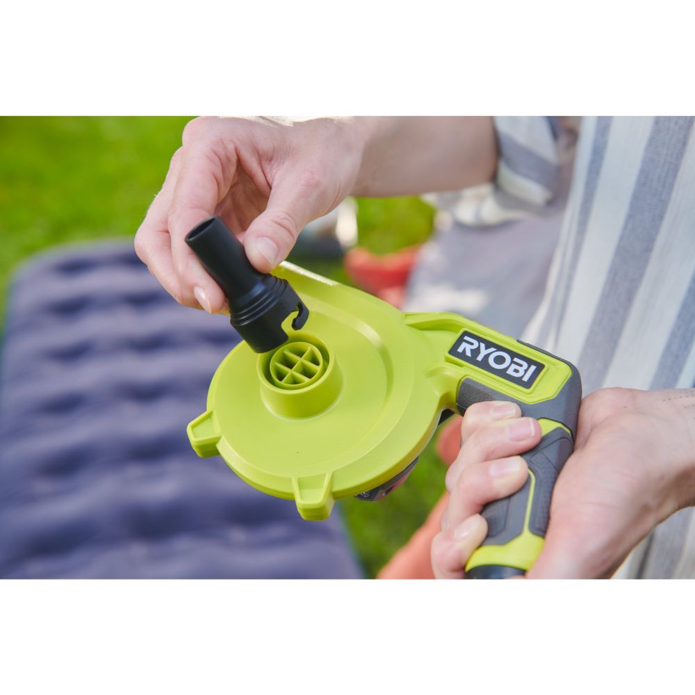 RYOBI 4V USB LITHIUM CORDLESS HIGH VOLUME INFLATOR, BARE TOOL [RVI4-0]