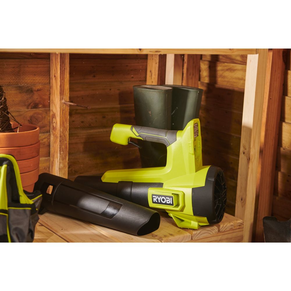 RYOBI 18V ONE+ CORDLESS JET LEAF BLOWER, BARE TOOL [RY18BLB-0]