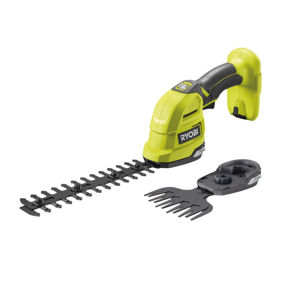 RYOBI 18V ONE+ CORDLESS 2-IN-1 GRASS SHEAR & SHRUBBER, BARE TOOL [RY18GSA-0]
