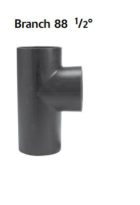 HDPE BRANCH 88 1/2 50X50MM