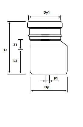 UPVC DRAIN L/INVERT REDUCER 160X110MM