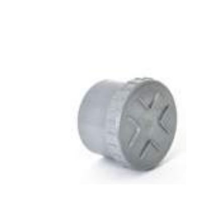 UPVC SOIL SCREWED ACCESS PLUG (GREY) 160MM