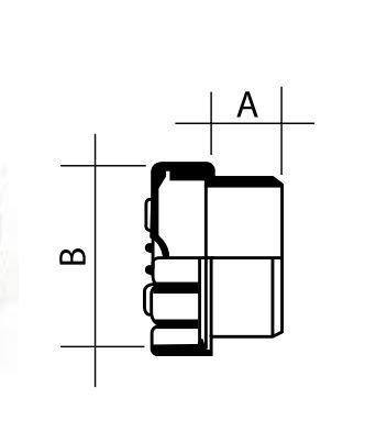 UPVC SOIL SCREWED ACCESS PLUG (GREY) 160MM