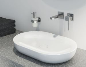 GROHE PLUS 2-HOLE BASIN MIXER | M-SIZE CHROME