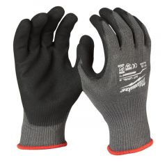 MILWAUKEE DIPPED GLOVES CUT LEVEL 5/E | LARGE | 9