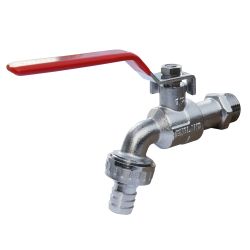 PEGLER CHROME PLATED BALL TYPE BIBTAP PB50 HU