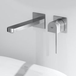 GROHE PLUS 2-HOLE BASIN MIXER | L-SIZE CHROME