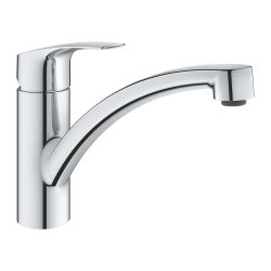 GROHE EUROSMART SINGLE-LEVER SINK MIXER, LOW SPOUT | CHROME 1/2 IN