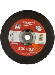 MILWAUKEE METAL GRINDING DISC DEPRESSED230X6MM PRO+