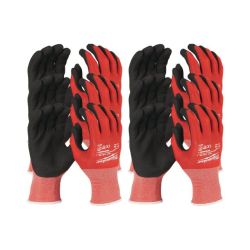 MILWAUKEE 12 PACK CUT LEVEL 1 DIPPED GLOVES - M/8 - 12PC