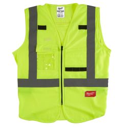 MILWAUKEE HI-VISIBILITY VEST YELLOW - 2XL/3XL