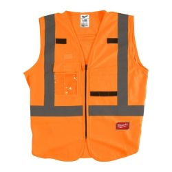 MILWAUKEE Hi-Visibility Vest Orange - L/XL -1pc