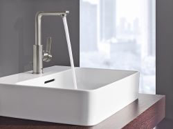 GROHE LINEARE SINGLE-LEVER BASIN MIXER | CHROME L-SIZE 1/2 IN