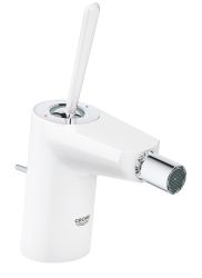 GROHE EURODISC JOY SINGLE-LEVER BIDET MIXER | MOON WHITE/CHROME S-SIZE 1/2 IN