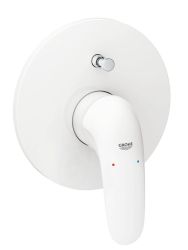 GROHE EUROSTYLE SINGLE-LEVER BATH MIXER | MOON WHITE/CHROME