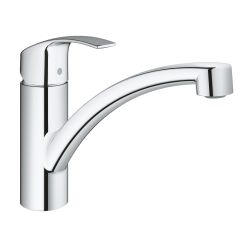 GROHE EUROSMART SINGLE-LEVER SINK MIXER, LOW SPOUT | CHROME 1/2 IN
