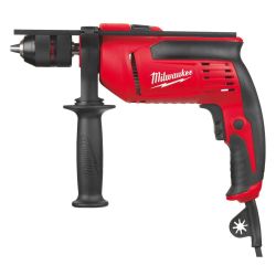 MILWAUKEE DRILL- SINGLE SPEED PERCUSSION, PD705 | 13 MM KEYED CHUCK