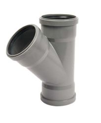 ULTRA SW TEE 45° UPVC T D110