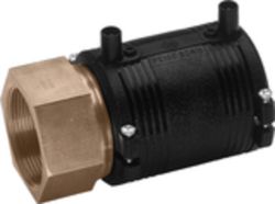 PE100 E/F TRANS.COUPLER PE/BRASS KIT FEMALE