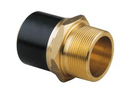 PE100 TRANSITION ADAPTOR PE/BRASS MALE