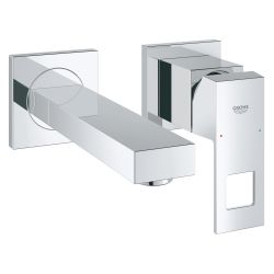 GROHE EUROCUBE 2-HOLE BASIN MIXER | CHROME S-SIZE