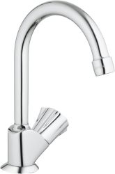 GROHE COSTA L PILLAR TAP + SWIVEL TUBE SPOUT|1/2 IN|CHROME