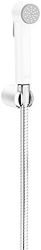 GROHE TEMPESTA-F TRIGGER SPRAY 30, SPRAY SET, 1 SPRAY | CHROME/WHITE, 1250 MM METAL HOSE