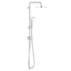 GROHE NEW TEMPESTA 200 SHOWER SYSTEM + DIVERTER FOR WALL MOUNT | 1/2 IN | CHROME