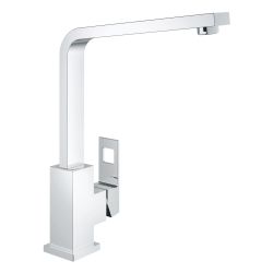GROHE EUROCUBE SINGLE-LEVER SINK MIXER, SWIVEL SPOUT | CHROME 1/2 IN
