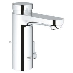 GROHE EUROECO COSMOPOLITAN T SELF-CLOSING BASIN MIXER,POP-UP WASTE SE|CHROME