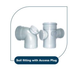 UPVC SOIL ACCESS TEE GS281 4
