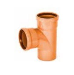 UPVC DRAIN D/SKT TEE 87 1/2 DEG 82MM
