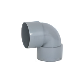 ABS BEND GREY 90DEG 1 1/4