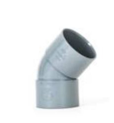 ABS BEND GREY 45DEG 1 1/2