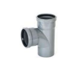 UPVC SOIL DBL SKT TEE 921/2 DEG 3