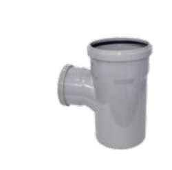 UPVC SOIL DBL SKT TEE 921/2 DEG 6''X4