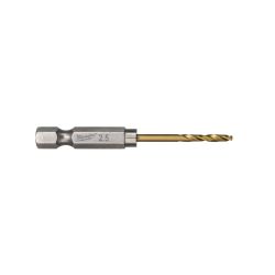 MILWAUKEE METAL DRILL BIT SHW HSS-TIN RED HEX | 4MM | 10 PCS